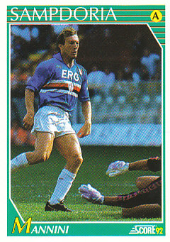 Moreno Mannini Sampdoria Score 92 Seria A #227